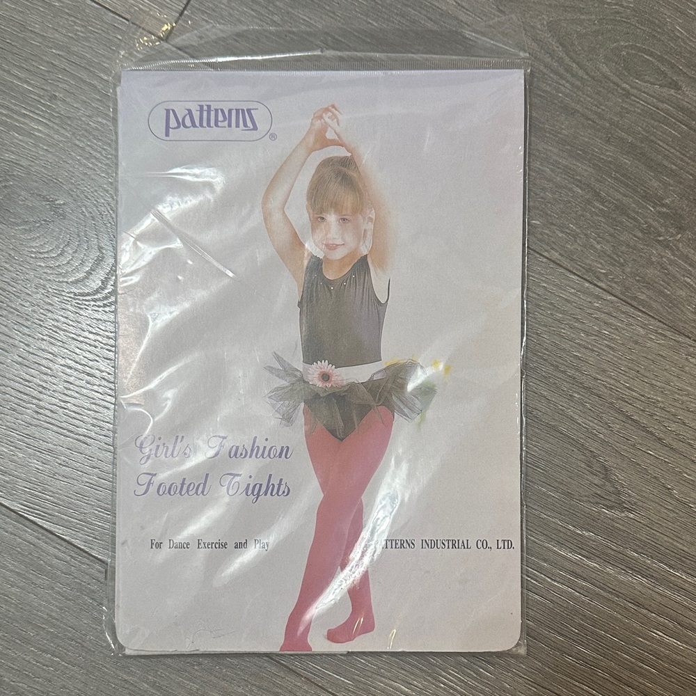 Girls' Fashion Footed Tights White XL